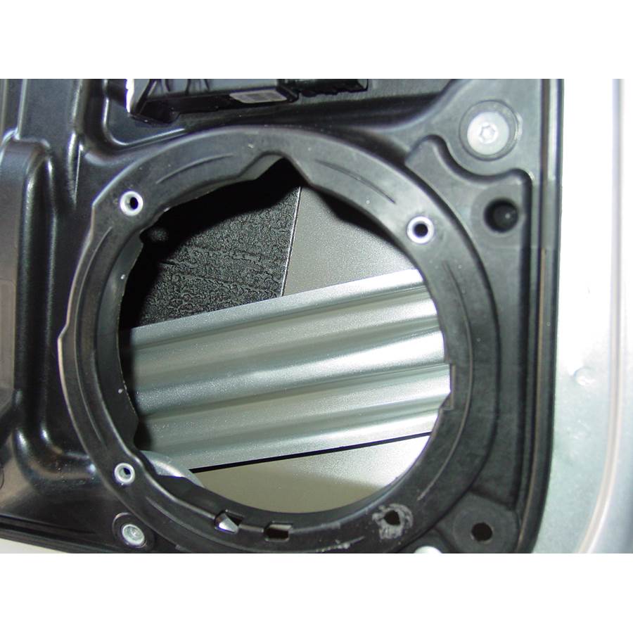 2012 Volkswagen Tiguan Rear door woofer removed