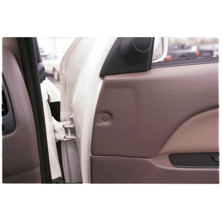 1996 Toyota 4Runner Front door tweeter location