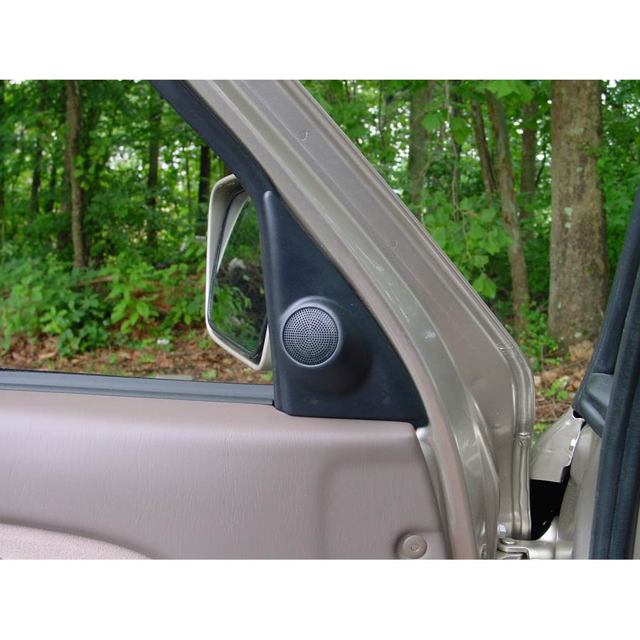 2001 Toyota 4Runner Front door tweeter location