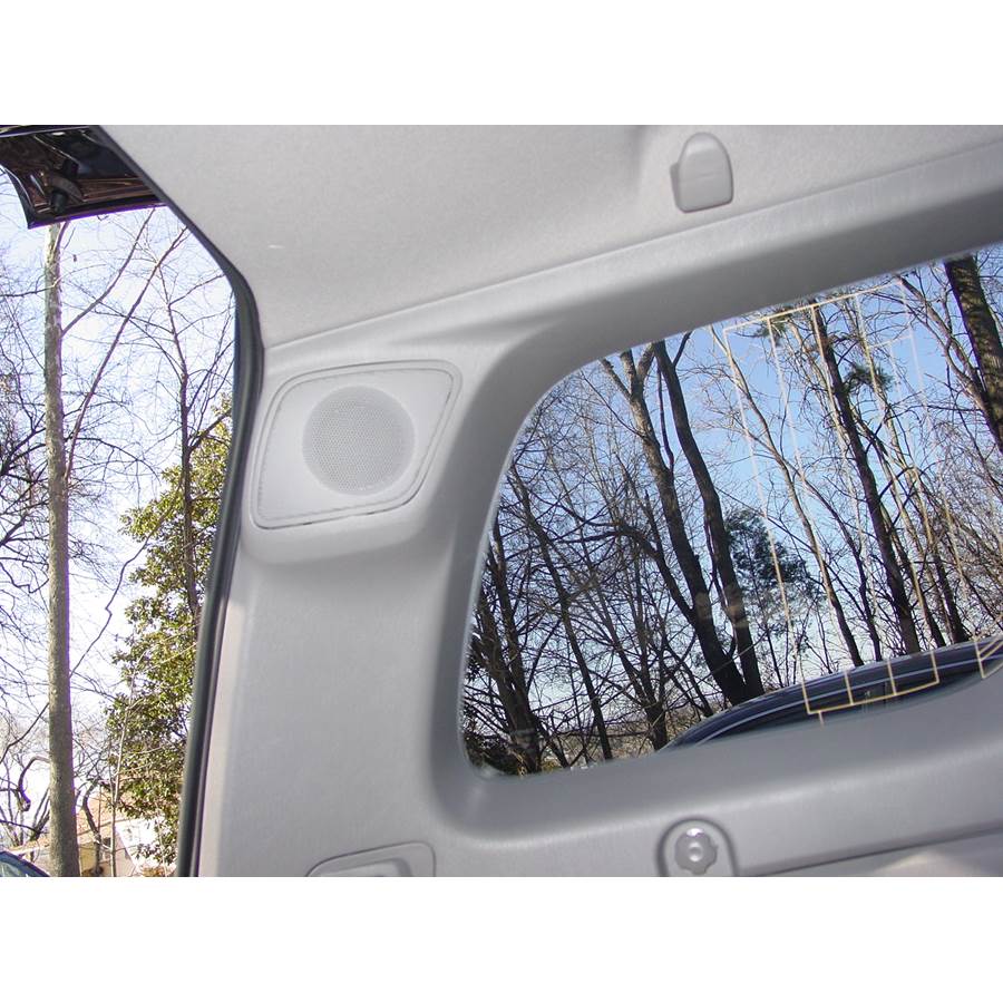 2003 Toyota 4Runner Rear pillar speaker location
