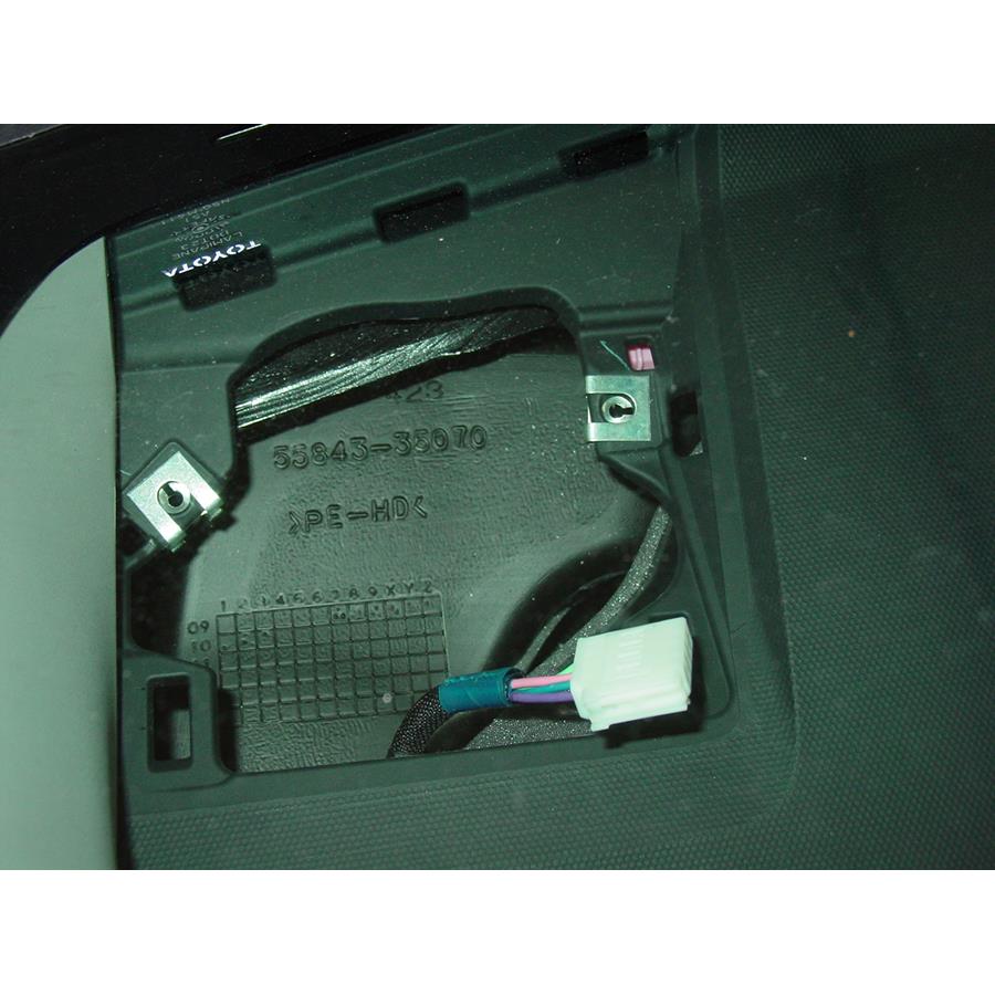 2015 Toyota 4Runner Dash speaker removed