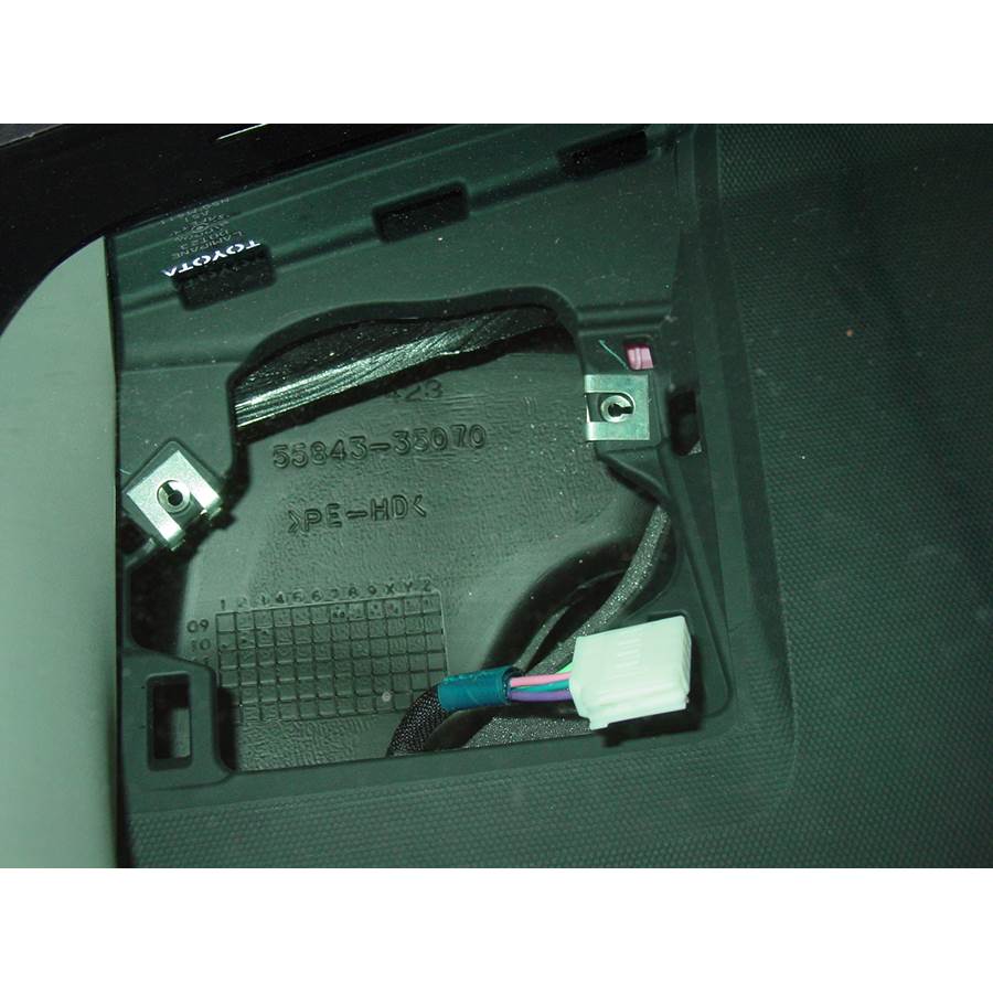 2020 Toyota 4Runner Dash speaker removed