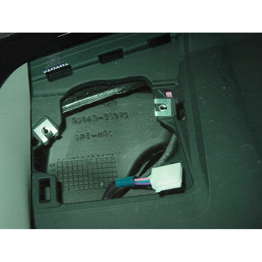 2014 Toyota 4Runner Dash speaker removed