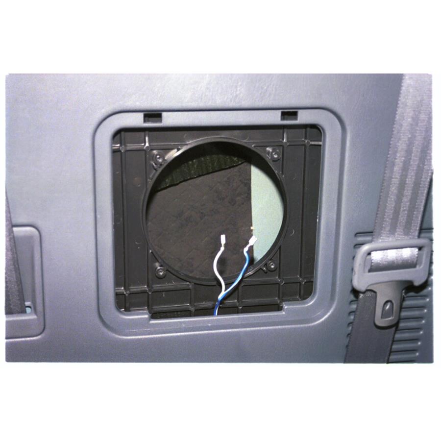 1997 Toyota Tacoma Rear cab speaker removed