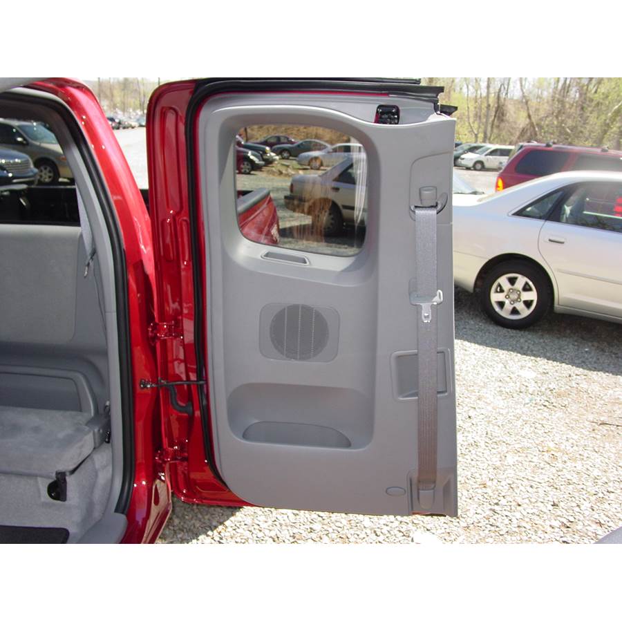 2006 Toyota Tacoma Rear door speaker location
