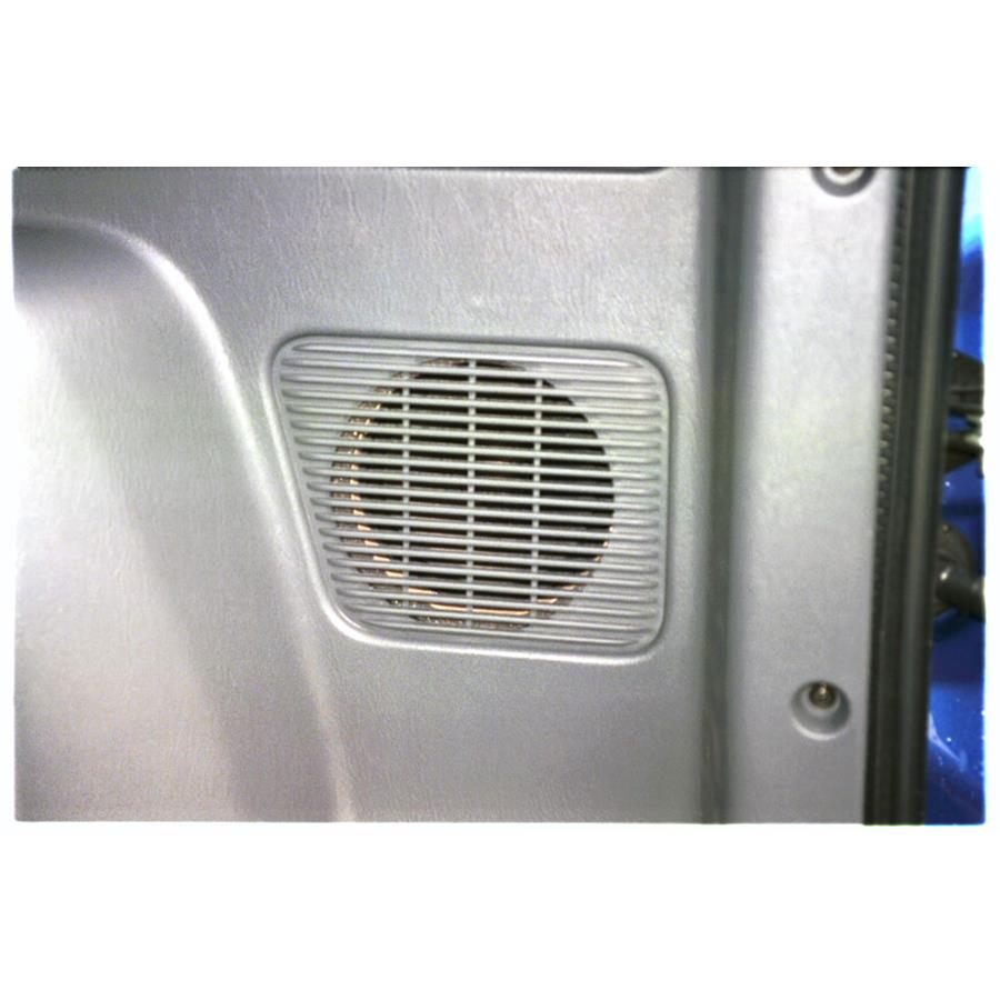 2000 Toyota RAV4 Far-rear side speaker location
