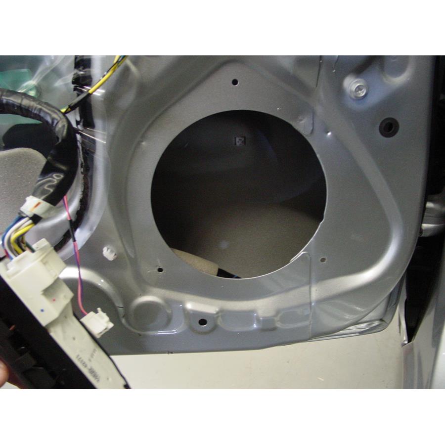 2005 Toyota RAV4 Front door woofer removed