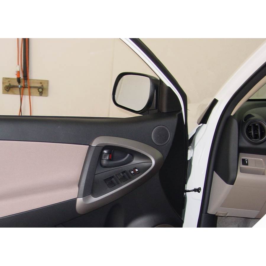 2012 Toyota RAV4 Front door tweeter location