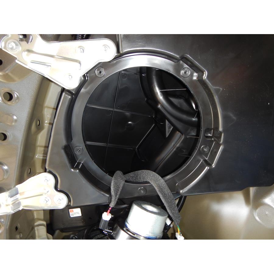 2016 Toyota RAV4 Far-rear side speaker removed