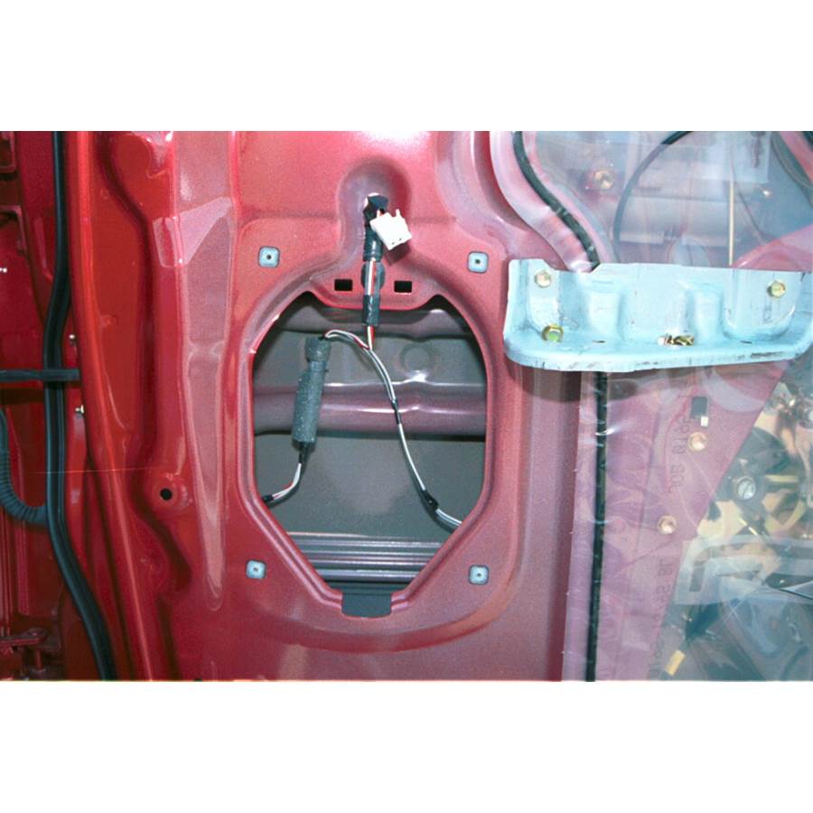 2000 Toyota Tundra Rear door speaker removed