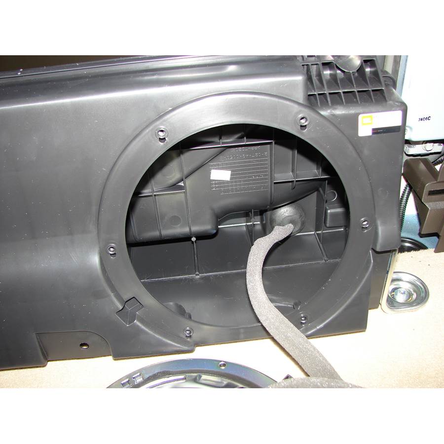 2013 Toyota Tundra Rear cab speaker removed