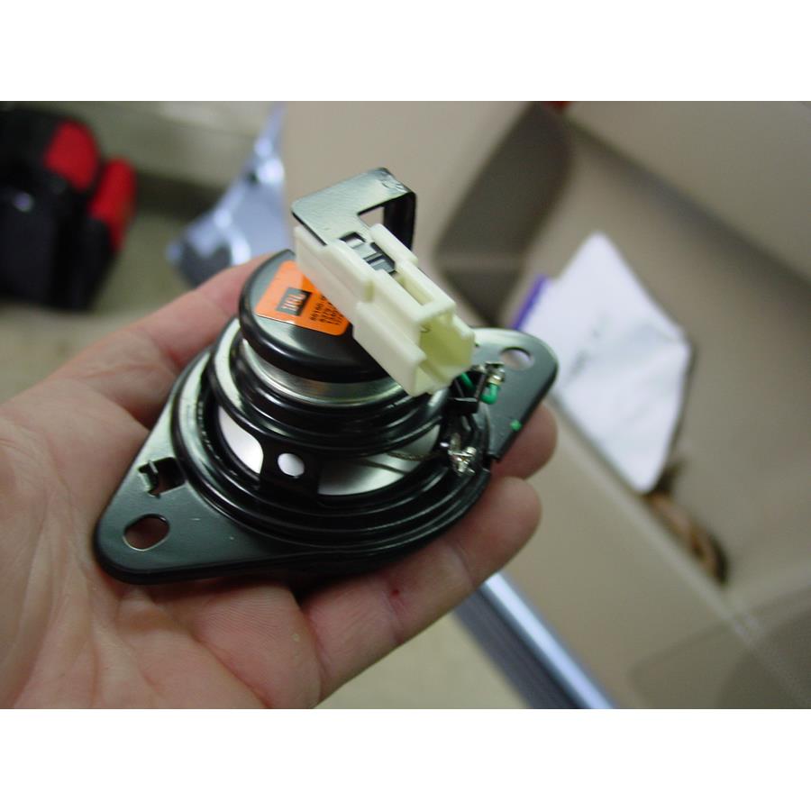2013 Toyota Highlander Dash speaker removed