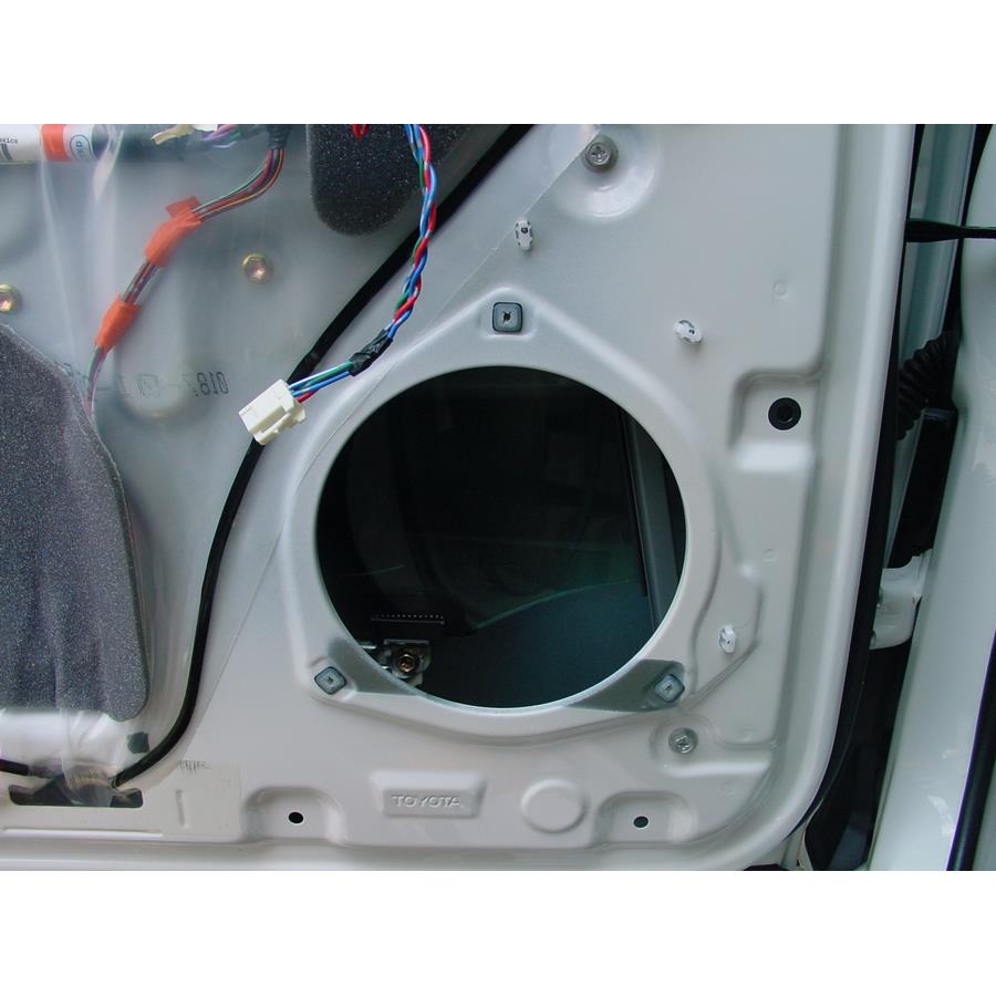 2004 Toyota Sequoia Front door woofer removed