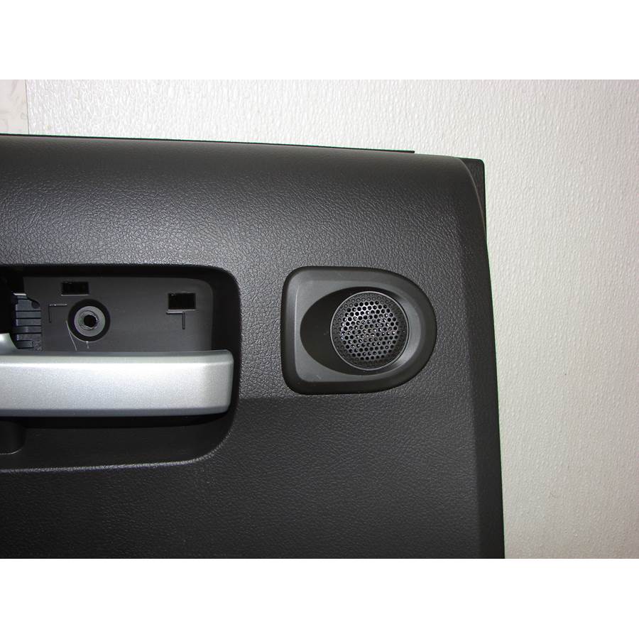 2012 Toyota Sequoia Rear door tweeter location
