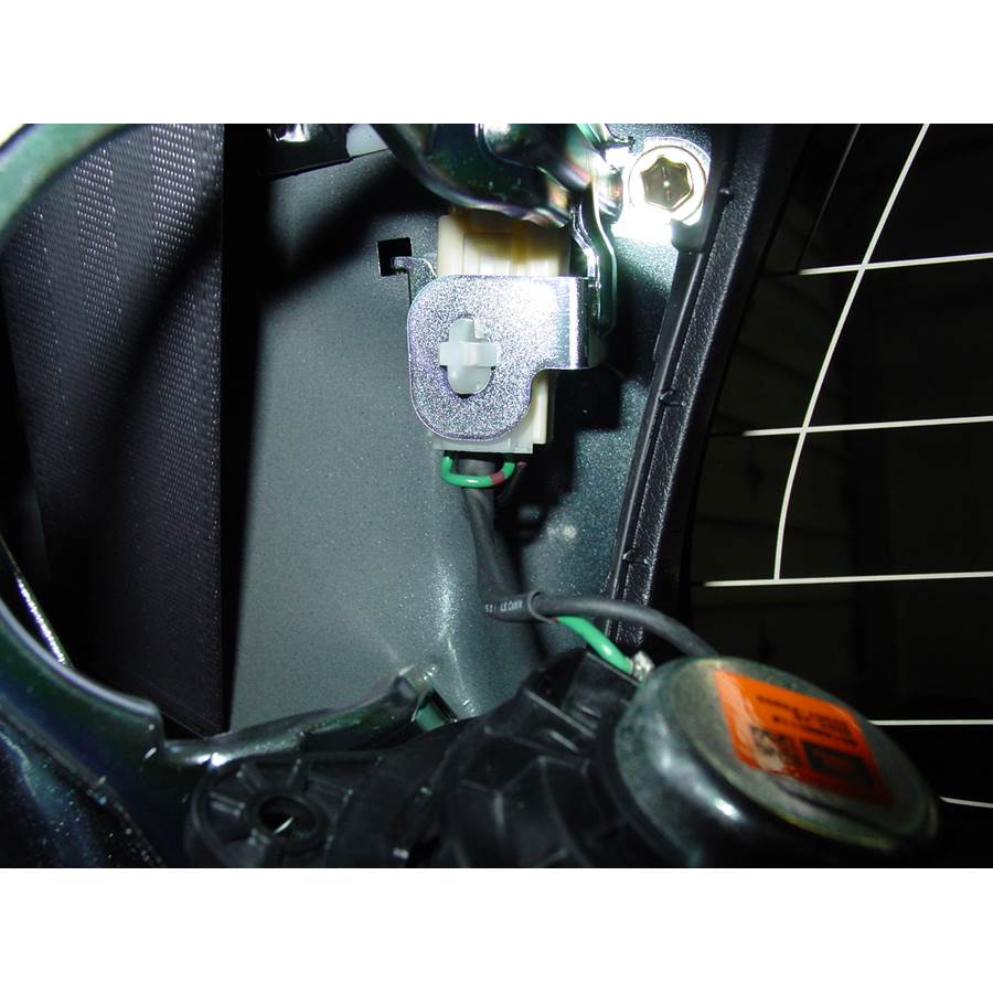 2015 Toyota Sequoia Rear pillar speaker removed