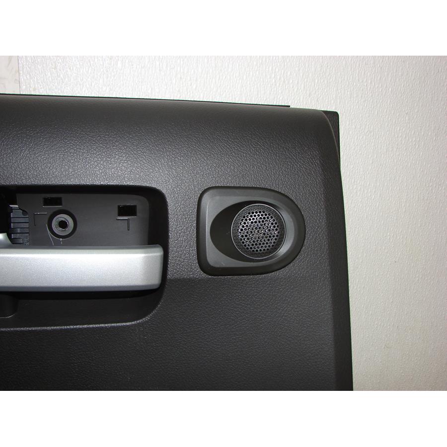 2016 Toyota Sequoia Rear door tweeter location