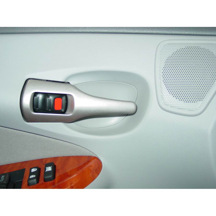 2011 Toyota Corolla Front door tweeter location