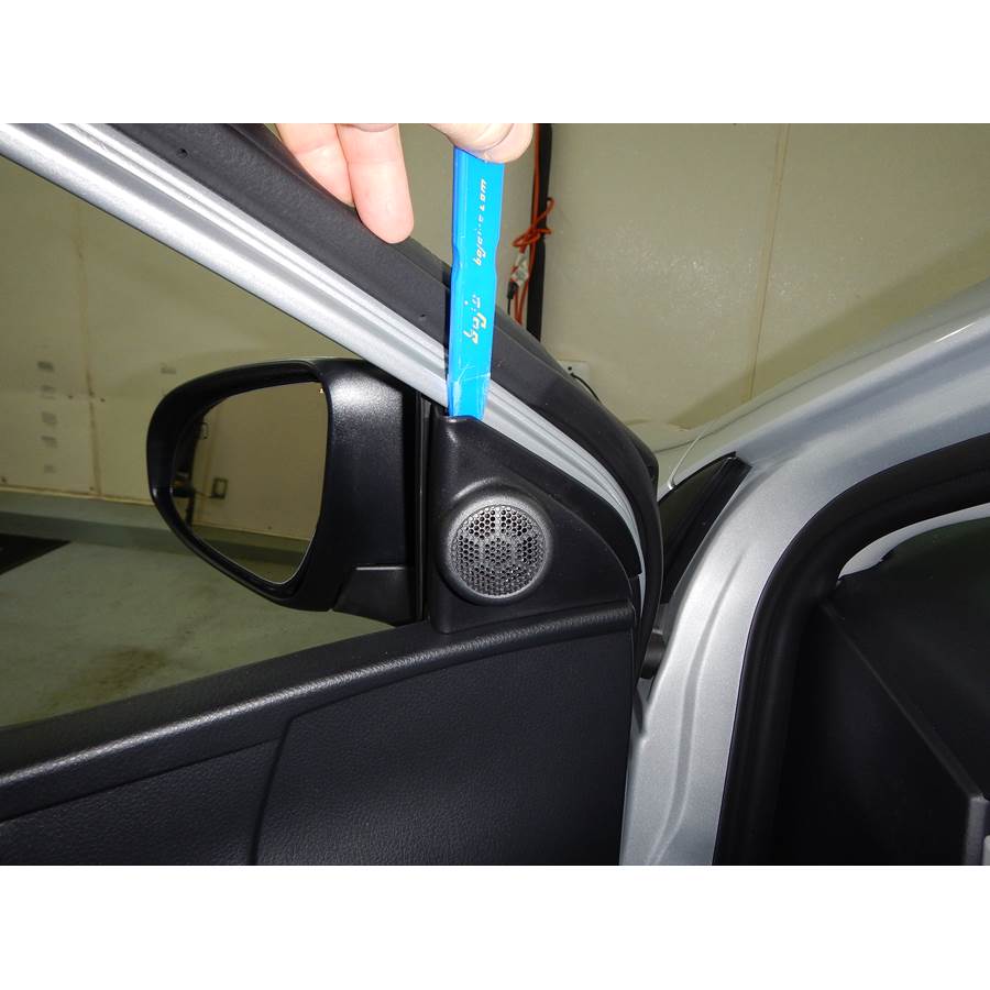 2016 Toyota Corolla Front door tweeter location