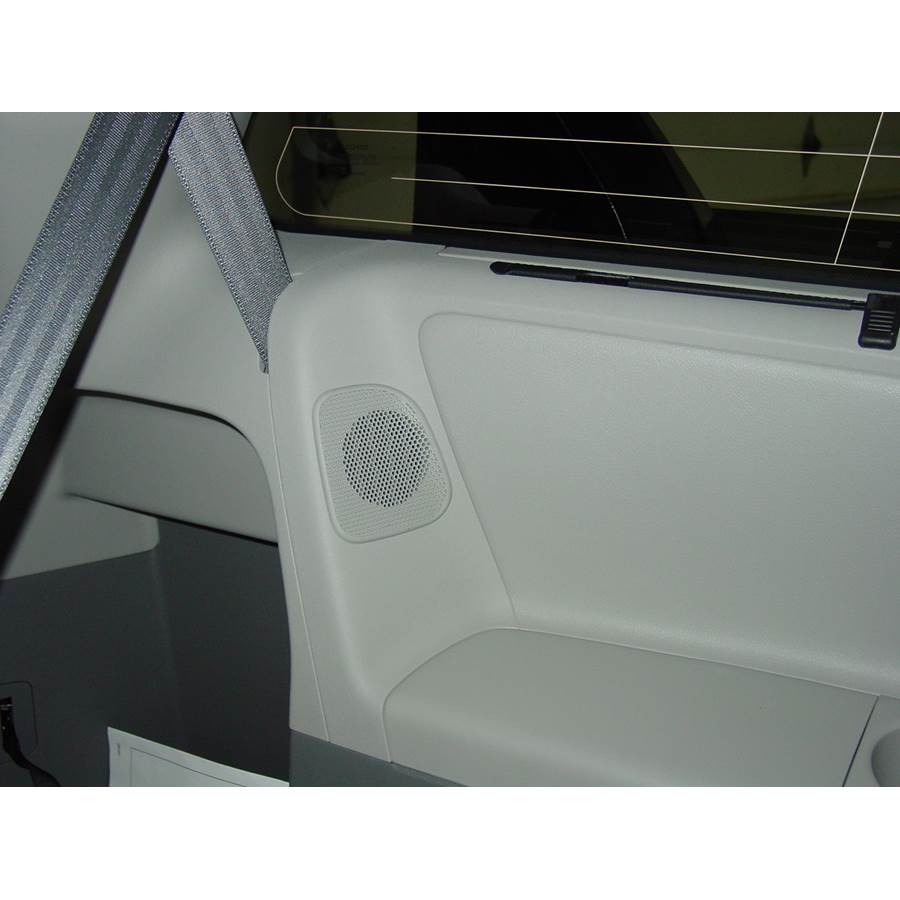 2011 Toyota Sienna Mid-rear speaker location
