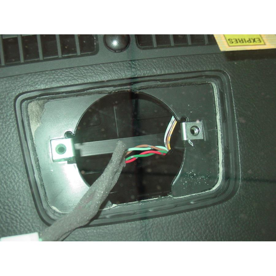 2012 Toyota Avalon Center dash speaker removed