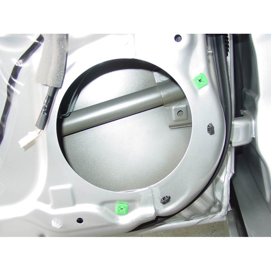 2011 Toyota Avalon Rear door woofer removed