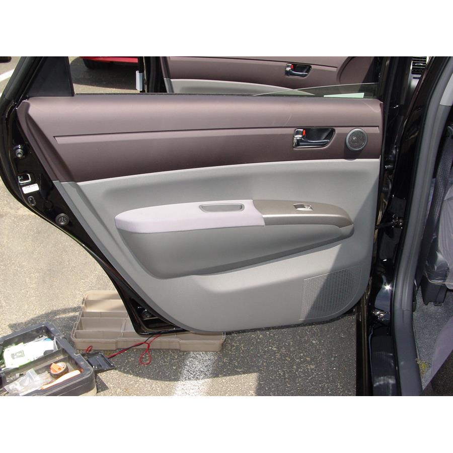2008 Toyota Prius Rear door speaker location
