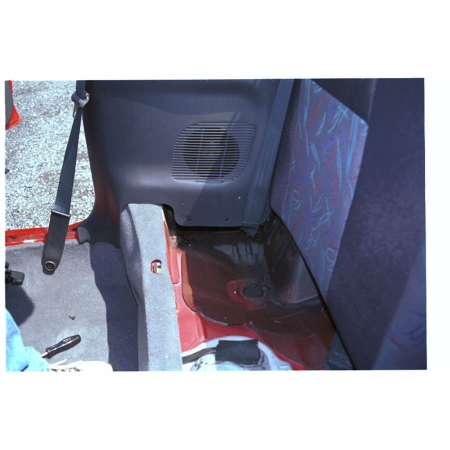 1998 Toyota Paseo Rear side panel speaker location
