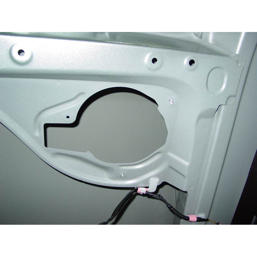 2007 Toyota Yaris Rear side panel speaker removed