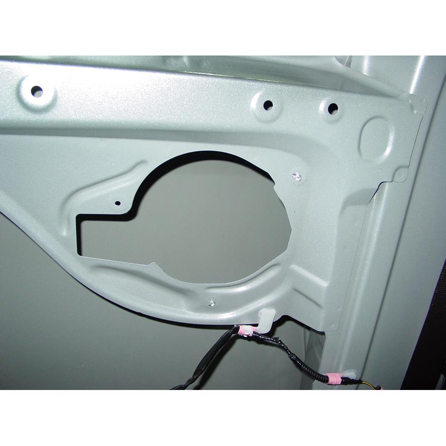 2008 Toyota Yaris Rear side panel speaker removed