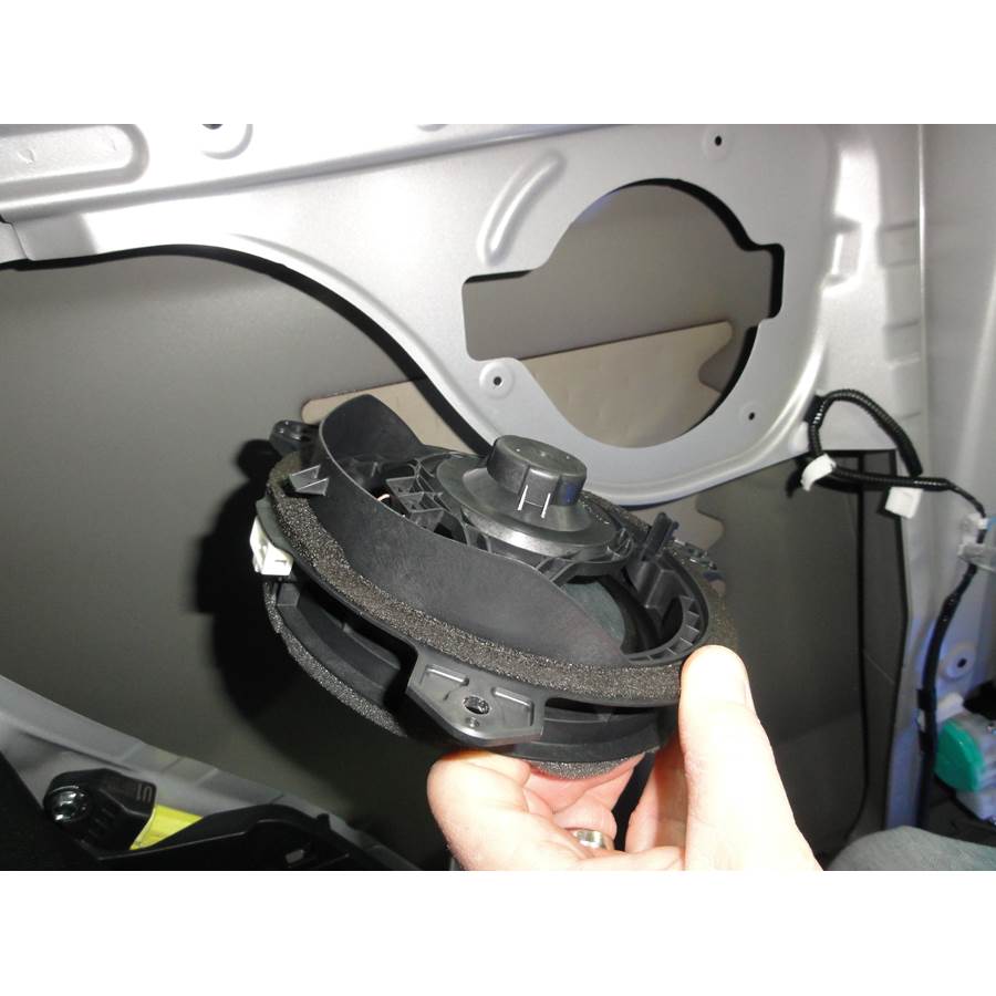 2013 Toyota Yaris Rear side panel speaker removed