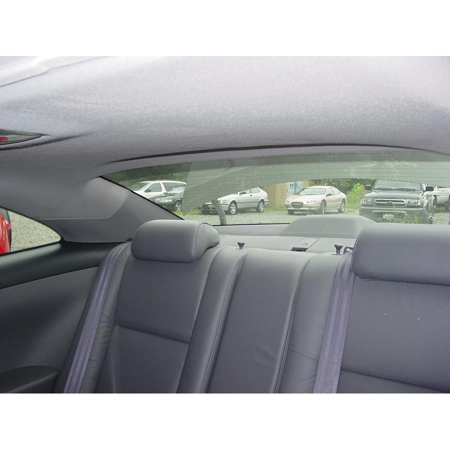 2008 Toyota Camry Solara Rear deck speaker location