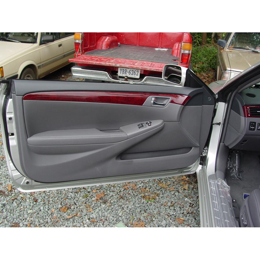 2008 Toyota Camry Solara Front door speaker location