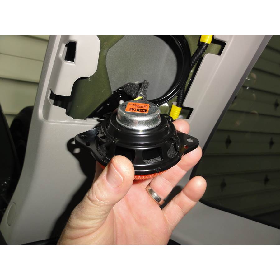 2012 Toyota FJ Cruiser Rear pillar speaker removed