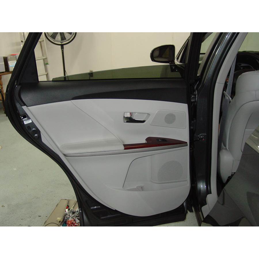 2012 Toyota Venza Rear door speaker location