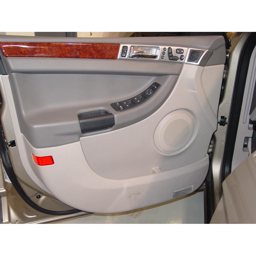 2004 Chrysler Pacifica Front door speaker location