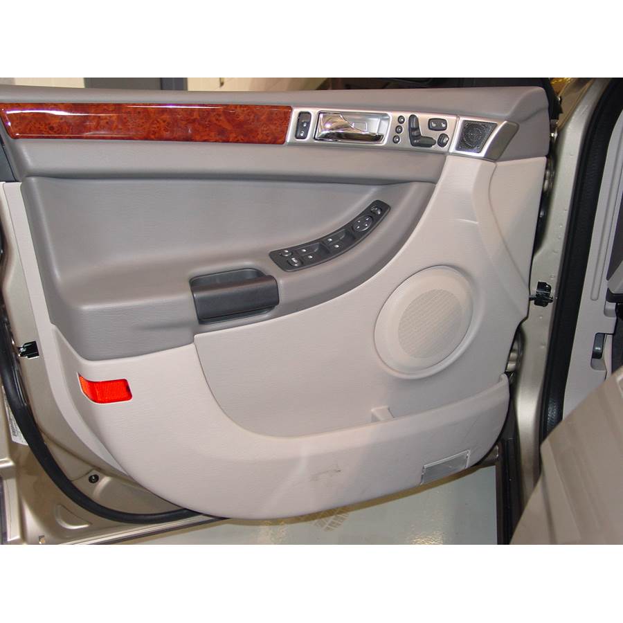 2007 Chrysler Pacifica Front door speaker location