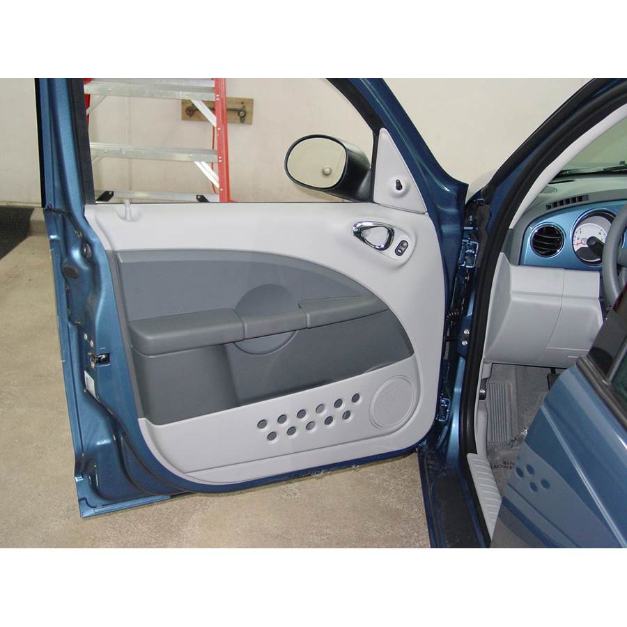 2010 Chrysler PT Cruiser Front door speaker location
