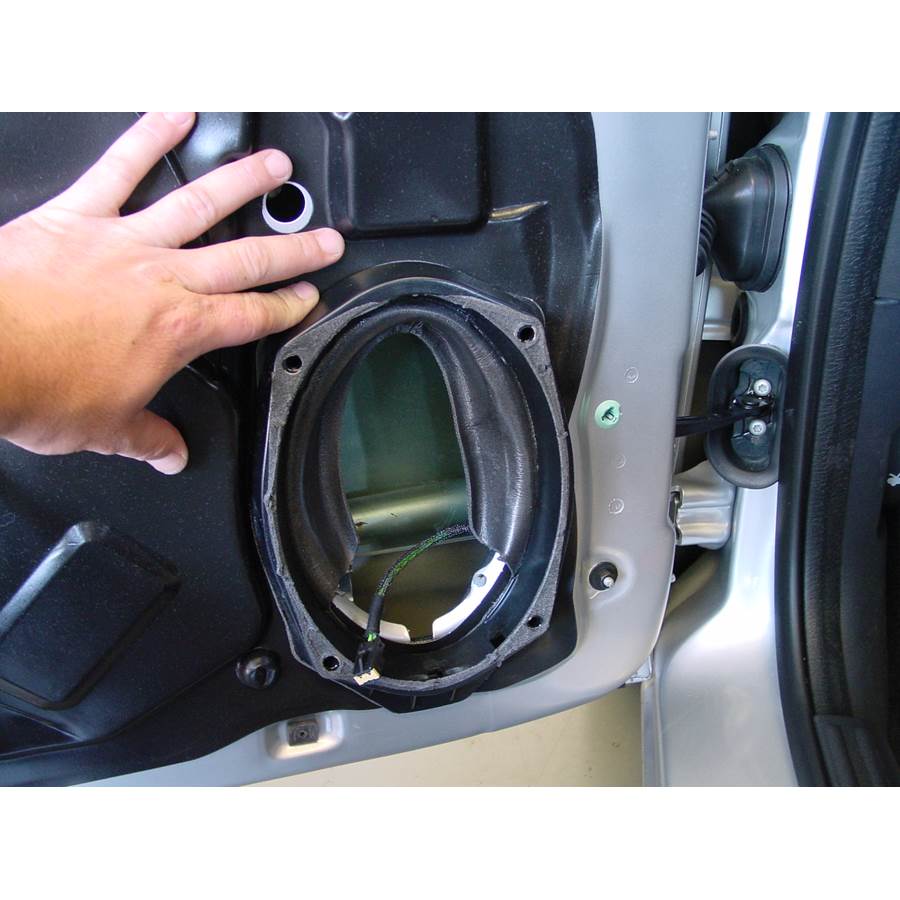 2002 Chrysler Sebring Front speaker removed
