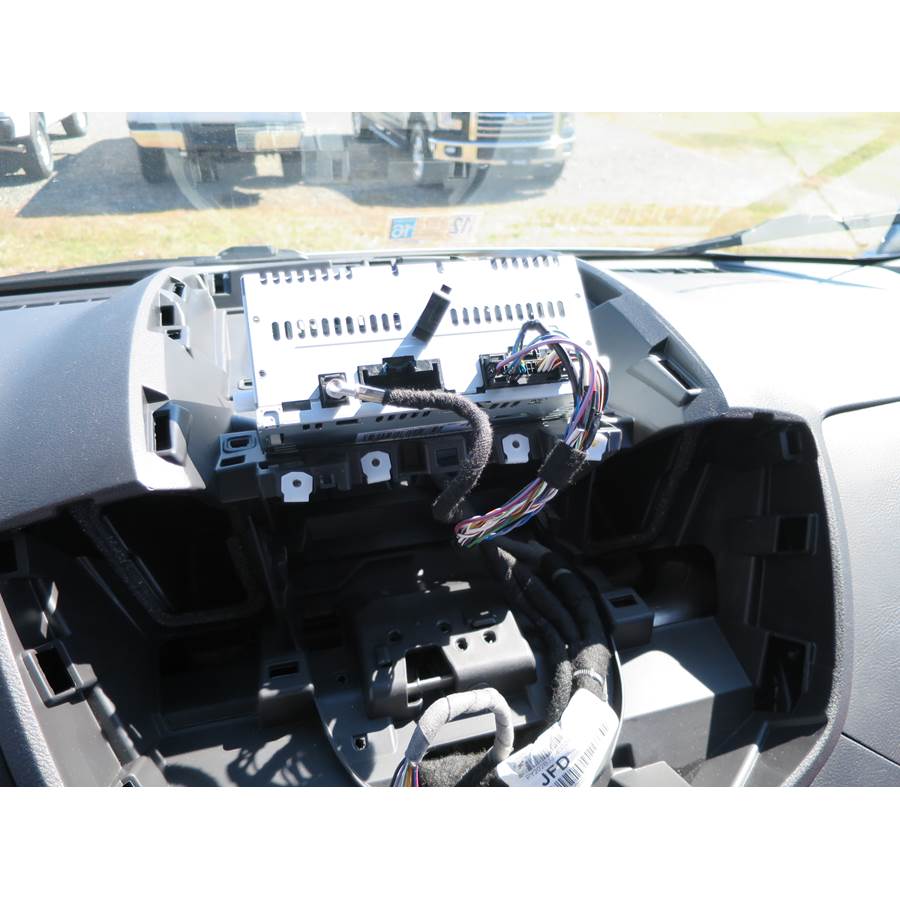 2015 Ford Transit Passenger Factory radio removed