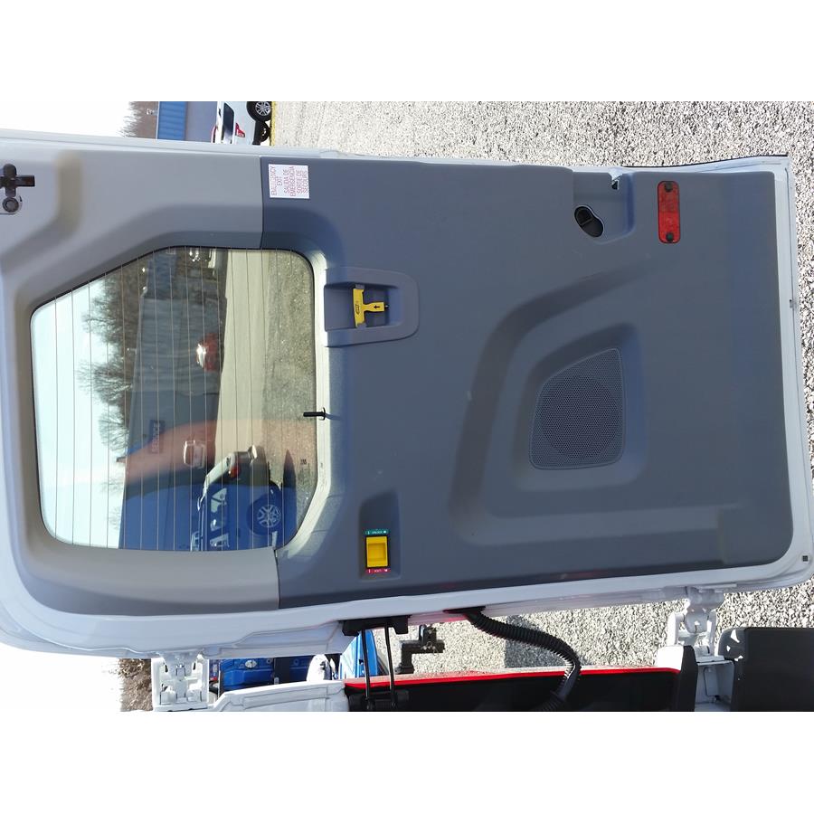 2017 Ford Transit Passenger Tail door speaker location