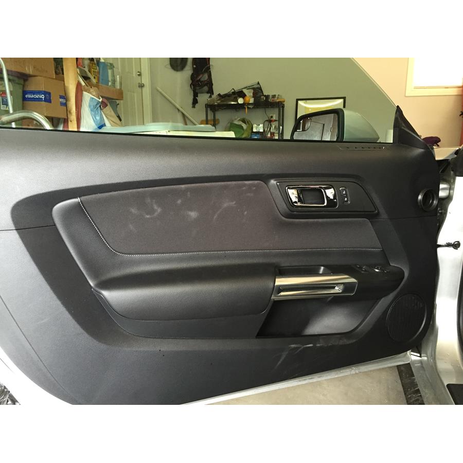 2017 Ford Mustang Front door speaker location