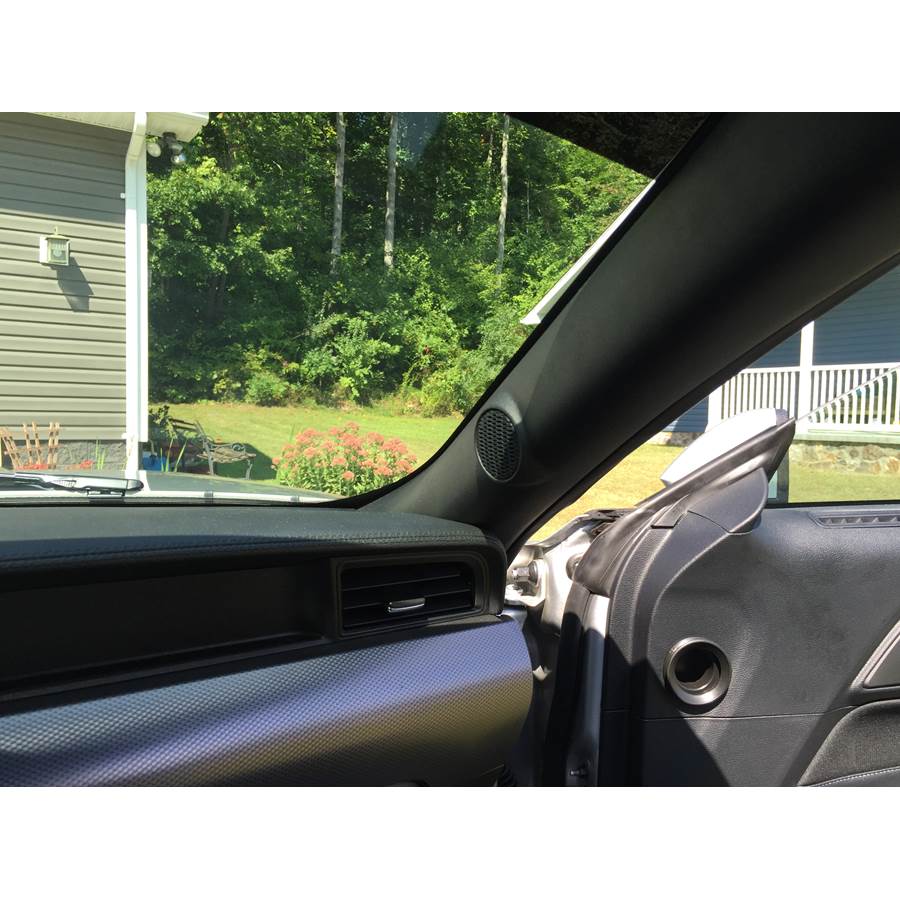 2021 Ford Mustang Front pillar speaker location