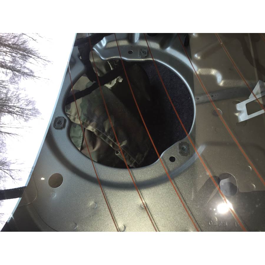 2020 Ford Mustang Rear deck speaker removed
