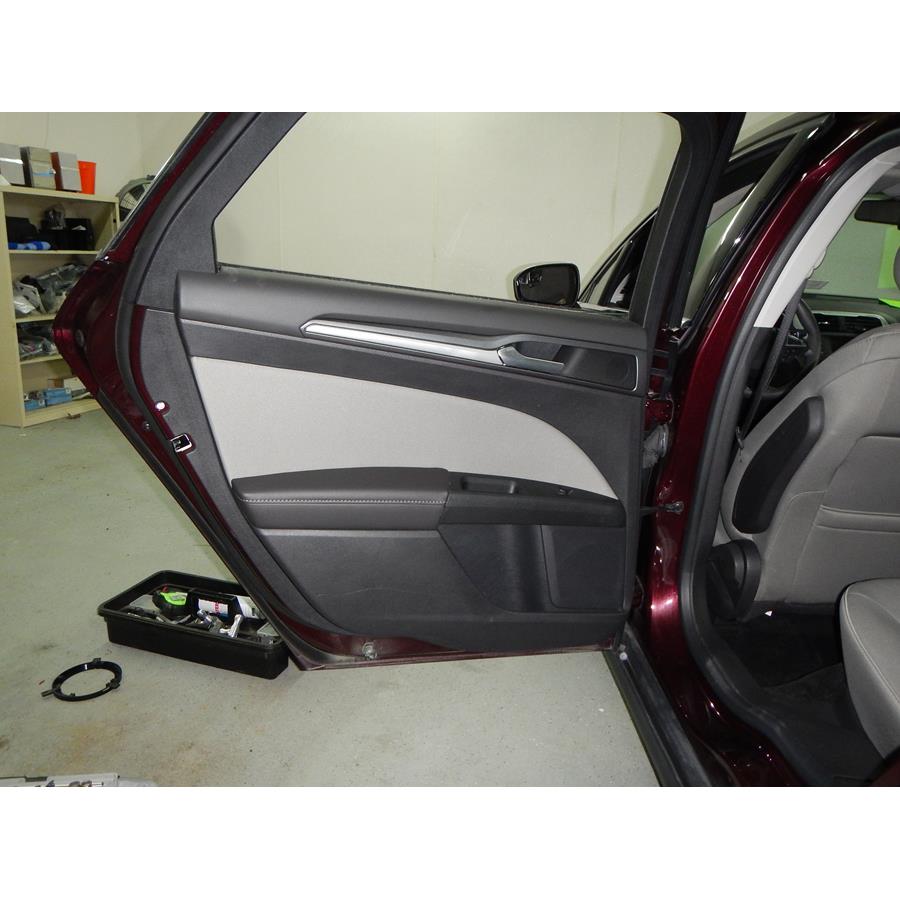 2017 Ford Fusion Rear door speaker location