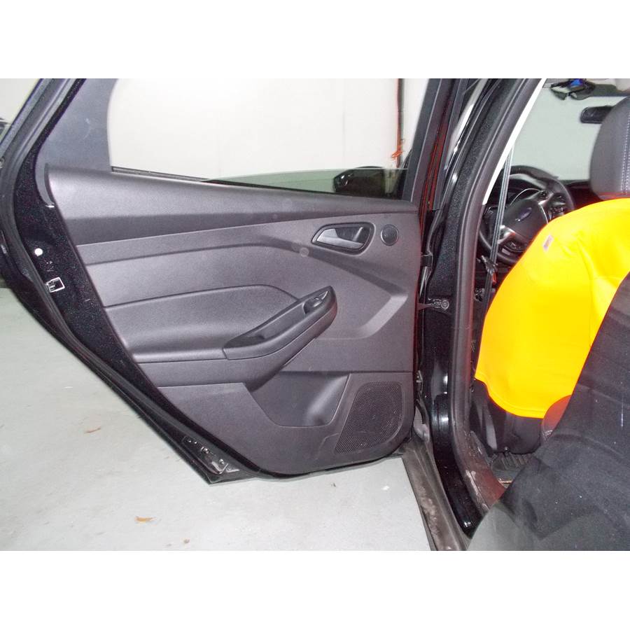 2014 Ford Focus Rear door speaker location