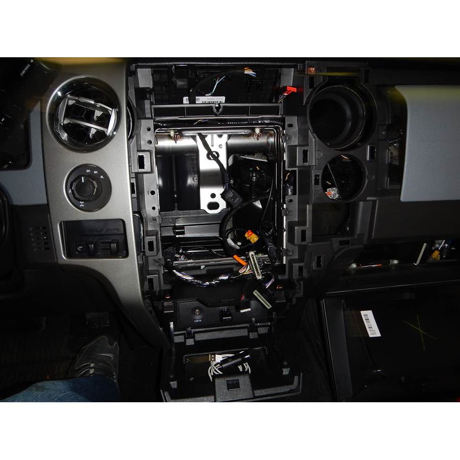 2013 Ford F-150 FX4 Factory radio removed