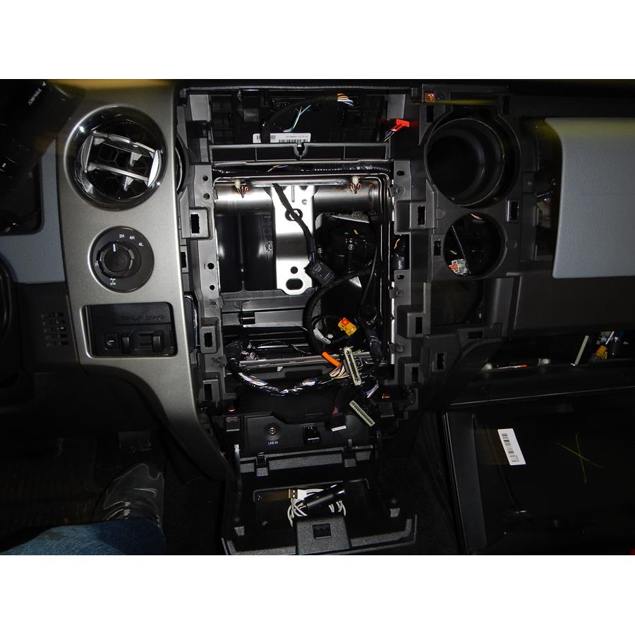 2014 Ford F-150 FX4 Factory radio removed