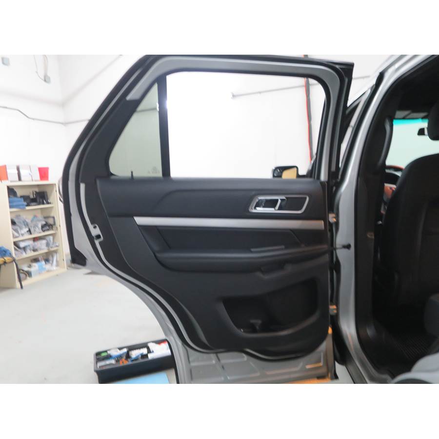 2018 Ford Explorer Rear door speaker location