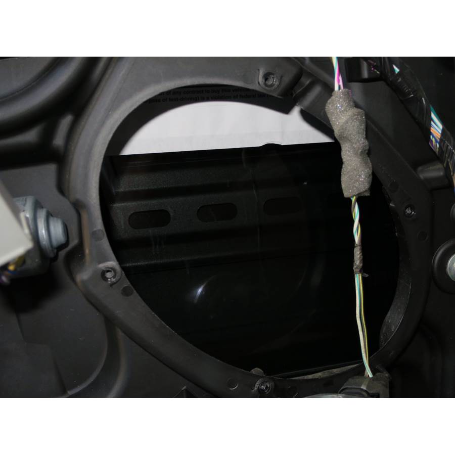 2013 Ford Edge Rear door speaker removed