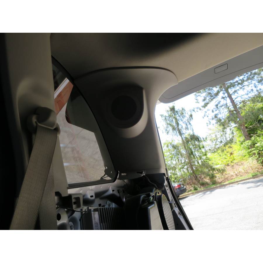 2014 Ford Edge Rear pillar speaker location